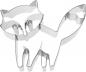 Preview: Fuchs Fiete - Edelstahl, Innenstahl, mit Innenprägung - 12 cm