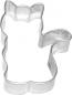 Preview: Katze, sitzend - Edelstahl, 5,5 cm