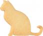 Preview: Hauskatze - Edelstahl, mit Innnprägung - 6 cm
