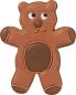 Preview: Teddy-Bär - Edelstahl, mit Innenprägung - 10 cm