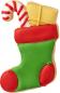 Preview: Weihnachtssocke - Edelstahl, mit Innenprägung - 9 cm