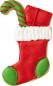 Preview: Weihnachtssocke - Edelstahl, mit Innenprägung - 9 cm