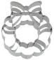 Preview: Ausstechform - Weihnachtskranz / Türkranz, 7,5 cm mit Innenprägung - Edelstahl