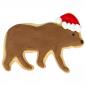 Preview: Ausstechform - Weihnachts-Eisbär, 9 cm