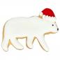 Preview: Ausstechform - Weihnachts-Eisbär, 9 cm
