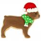 Preview: Ausstechform, Weihnachts- Bulldogge, 6 cm