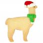 Preview: Ausstechform - Weihnachts - Lama, 9 cm