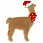 Preview: Ausstechform - Weihnachts - Lama, 9 cm