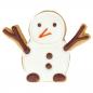 Preview: Schneemann - Edelstahl, mit Innenprägung - 7,5 cm