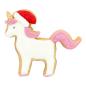 Preview: Ausstechform Weihnachtseinhorn 7 cm
