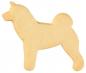 Preview: Husky, 7,5 cm - Edelstahl, mit Innenprägung