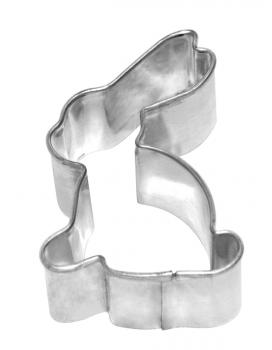 Hase - Edelstahl, sitzend - 5 cm
