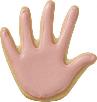 Hand - Edelstahl, 6,5 cm