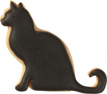 Hauskatze - Edelstahl, mit Innnprägung - 6 cm