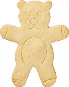 Teddy-Bär - Edelstahl, mit Innenprägung - 10 cm