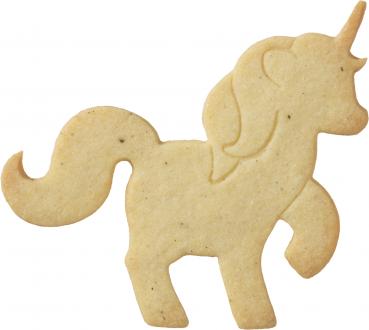 Einhorn - Edelstahl, mit Innenprägung 10 cm