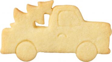 Weihnachtstruck - Edelstahl, mit Innenprägung - 9,5 cm