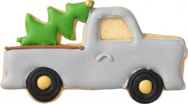 Weihnachtstruck - Edelstahl, mit Innenprägung - 9,5 cm