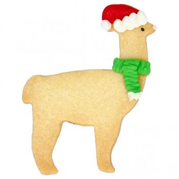 Ausstechform - Weihnachts - Lama, 9 cm
