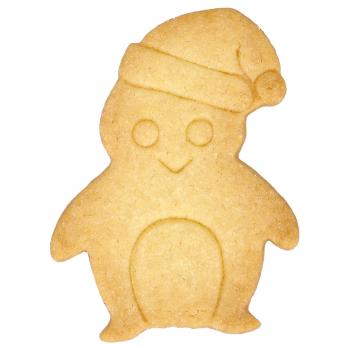 Ausstechform - Weihnachts- Pinguin, 8 cm