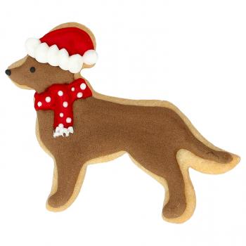 Ausstechform - Weihnachts- Retriever, 9 cm