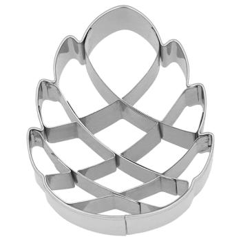 Ausstechform - Pinienzapfen, 6 cm mit Innenprägung - Edelstahl