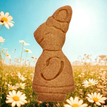 Preview: Ausstechform Hase mit Kleid 8 cm