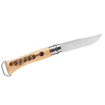 Opinel No 10 Taschenmesser mit Korkenzieher, Karte