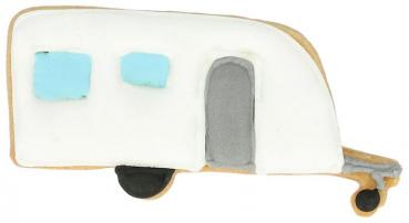 Wohnwagen -Anhänger - Edelstahl, mit Innenprägung - 9 cm