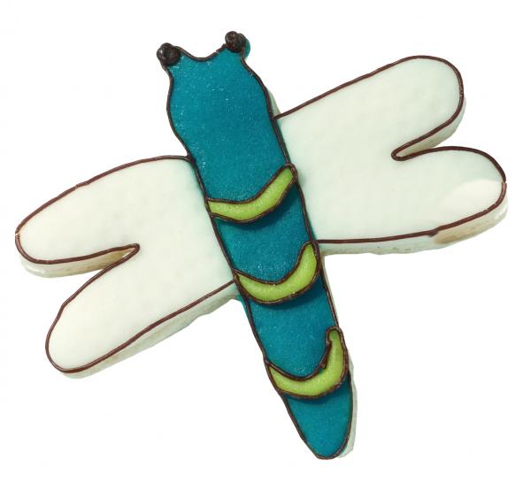 Libelle - 7 cm - Weissblech