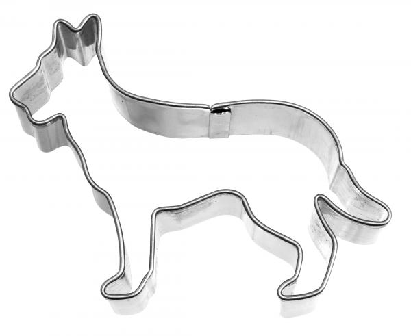 Schäferhund, 6,5 cm - Edelstahl, mit Innenprägung