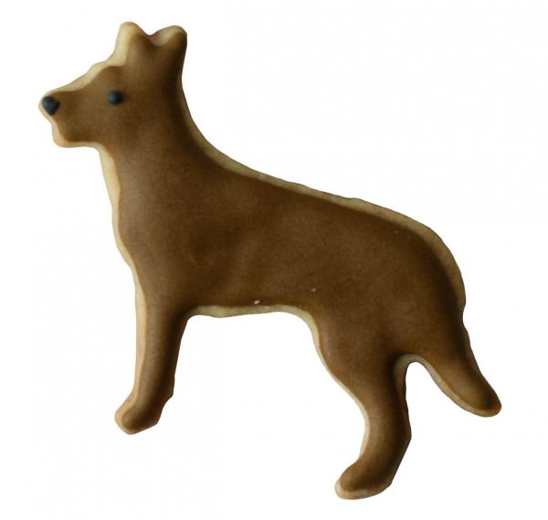 Schäferhund, 6,5 cm - Edelstahl, mit Innenprägung