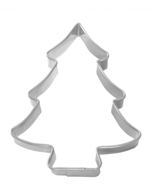 Ausstechform - Tannenbaum -  Edelstahl, 8 cm