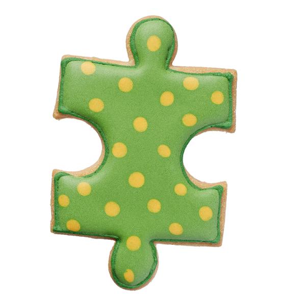 Ausstechform - Puzzleteil, groß, 9 cm - Edelstahl