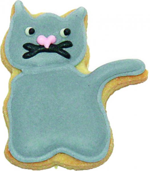 Katze, sitzend - Edelstahl, 5,5 cm
