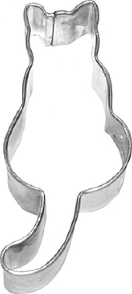 Katze, sitzend - Edelstahl, 7 cm