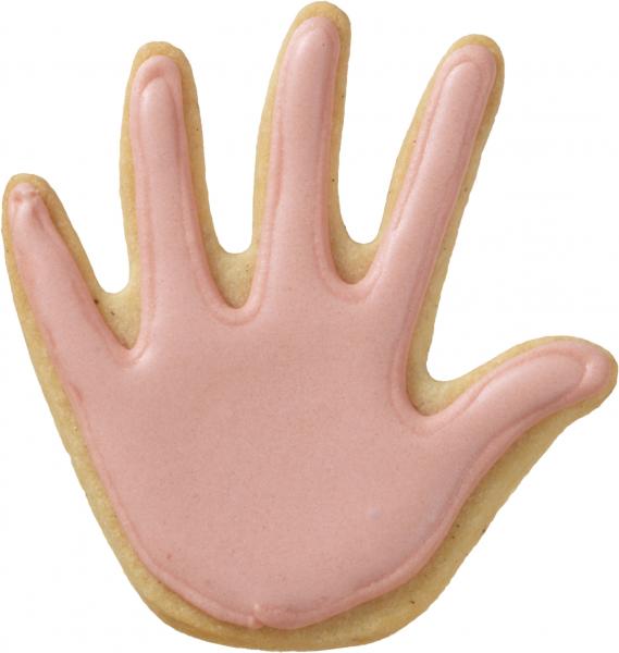 Hand - Edelstahl, 6,5 cm