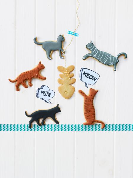 Hauskatze - Edelstahl, mit Innnprägung - 6 cm