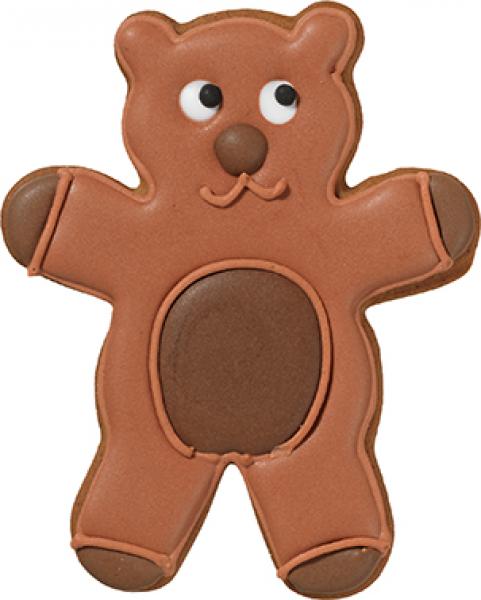 Teddy-Bär - Edelstahl, mit Innenprägung - 10 cm