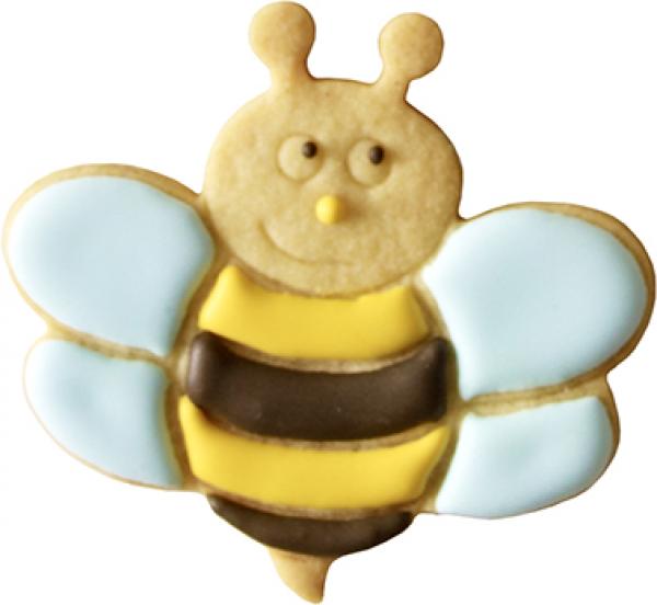 Bienchen - Edelstahl, mit Innenprägung - 9 cm