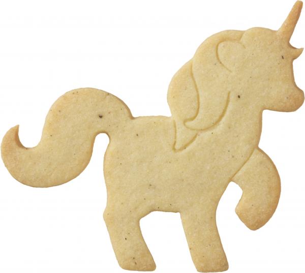 Einhorn - Edelstahl, mit Innenprägung 10 cm