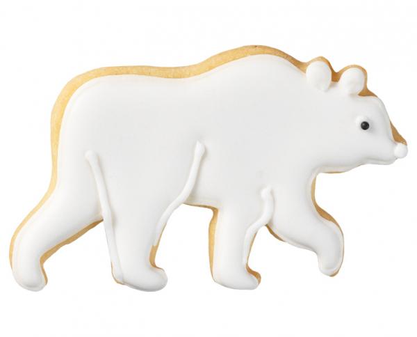 Bär - Edelstahl - 8,5 cm - mit Innenprägung