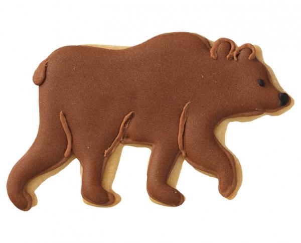 Bär - Edelstahl - 8,5 cm - mit Innenprägung