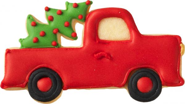 Weihnachtstruck - Edelstahl, mit Innenprägung - 9,5 cm