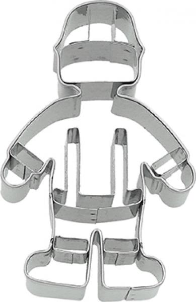 Feuerwehrmann - Edelstahl, mit Innenprägung - 8 cm