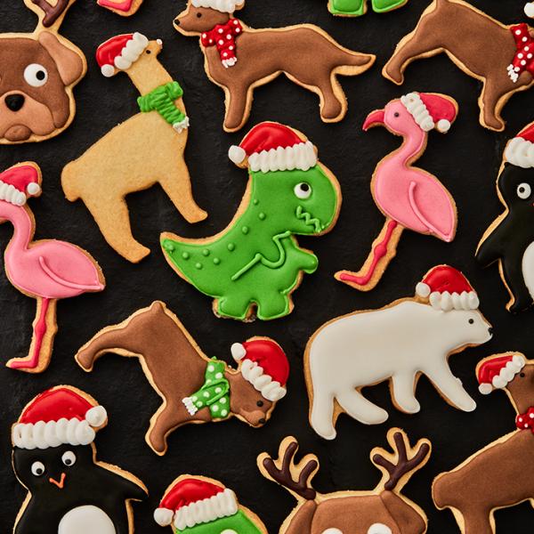 Ausstechform - Weihnachts-Eisbär, 9 cm