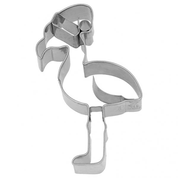 Ausstechform - Weihnachts-Flamingo, 10 cm