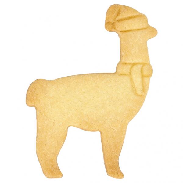 Ausstechform - Weihnachts - Lama, 9 cm