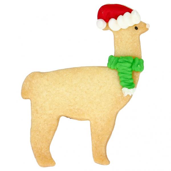 Ausstechform - Weihnachts - Lama, 9 cm