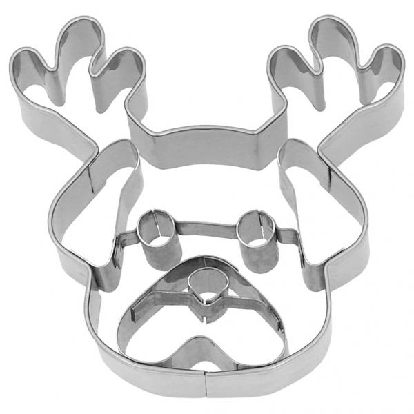 Ausstechform, Weihnachts- Mops, 7,5 cm